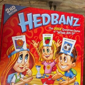 Hedbanz Quick Question Game for kids 6 and older. Like new all parts included.